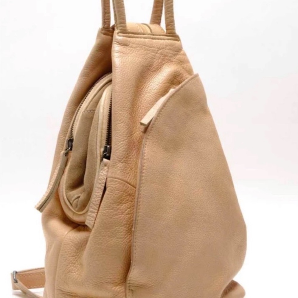 We The Free Tan Soft Leather - Sling Bag Backpack - Excellent Condition